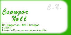 csongor noll business card